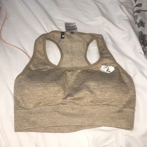 Tan women’s best sports bra